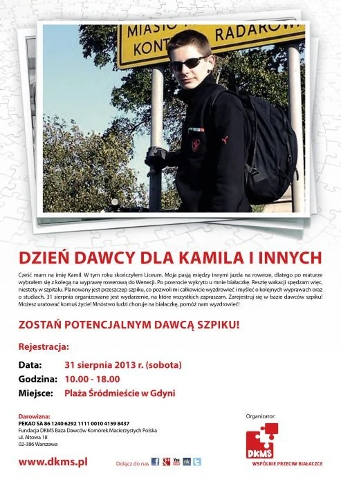 Kamil czeka na przeszczep