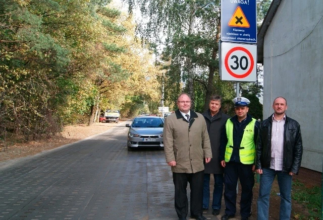 Wolniej na ulicach osiedlowych w Bolszewie