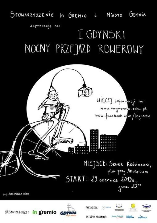 Rowerem wieczorem po Gdyni