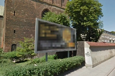 Te reklamy już znikneły: Ul. Łagiewniki