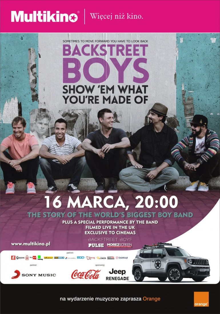 Konkurs! Wygraj bilety do Multikina na Backstreet Boys: Show 'Em What You're Made Of