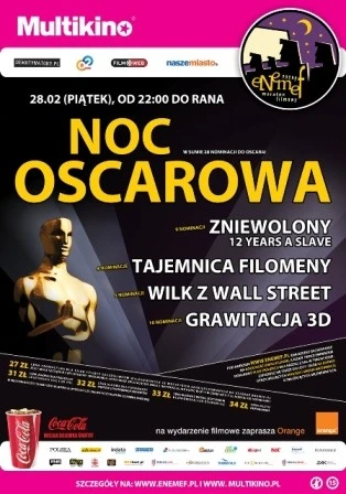 ENEMEF: Noc Oscarowa 28 lutego w Multikinie!