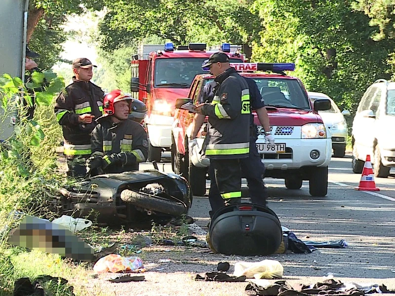 Śmiertelny wypadek na półwyspie. Zginął motocyklista