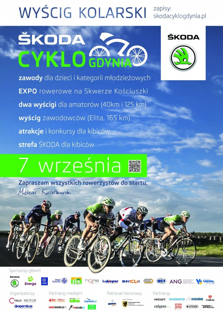 Skoda Cyklo Gdynia dla zawodowców i amatorów