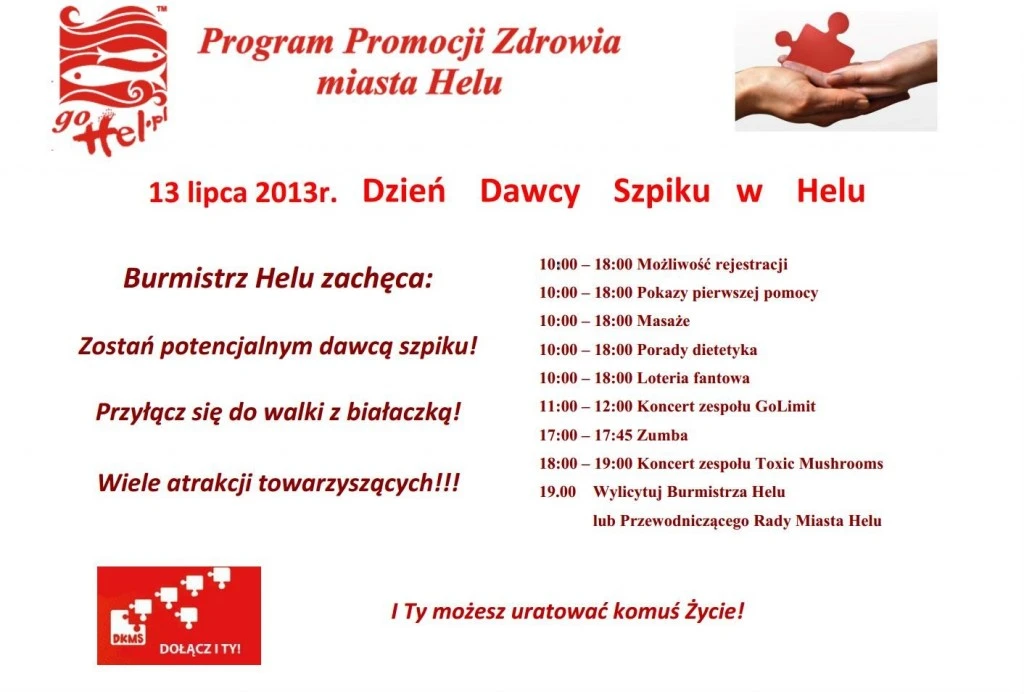 Dzień Dawcy Szpiku w Helu