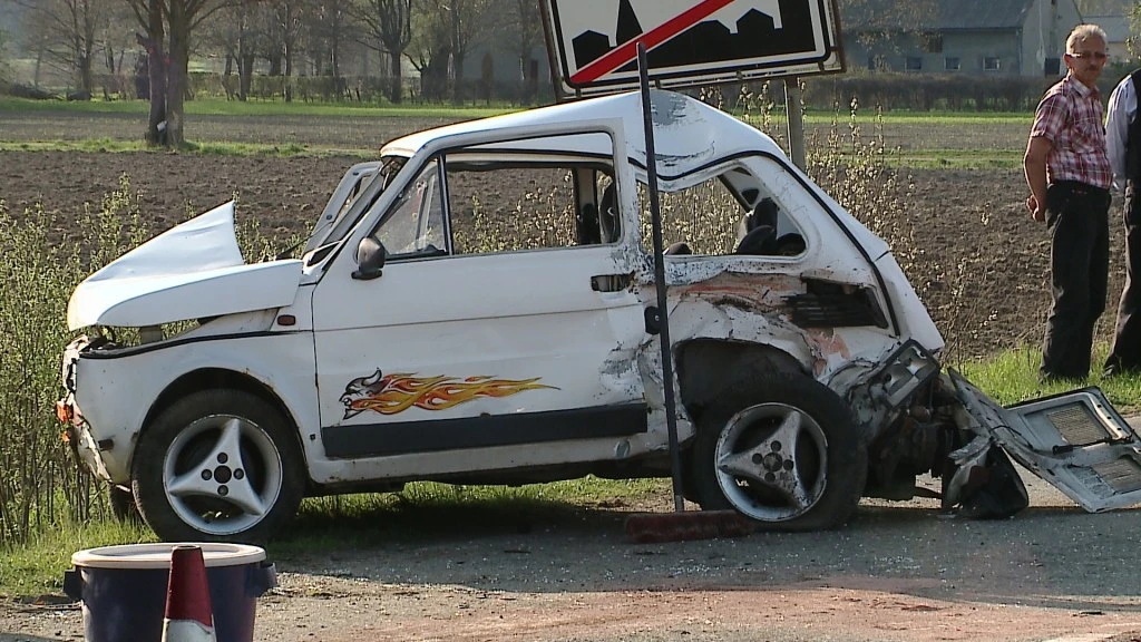 Groźna kolizja na trasie Zamostne – Rybno