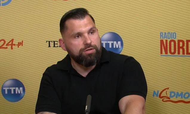 Mateusz Ostaszewski z Fundacji Strongman/źródło: Twoja Telewizja Morska/