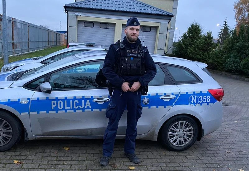 Sierżant Sergiusz Frankowski/fot. KPP Wejherowo