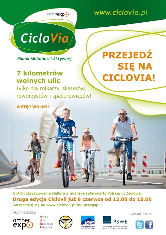 Przejedź się na Ciclovia!