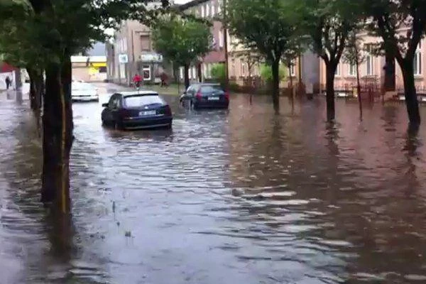 Powódź w Wejherowie. Zobacz zdjęcia i filmiki