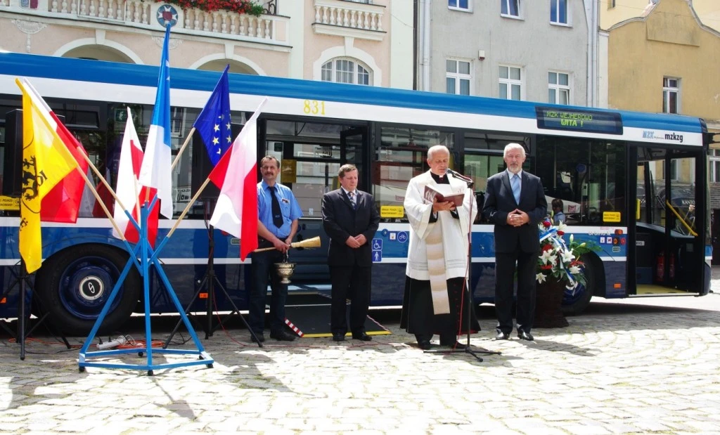 Nowy autobus na ulicach Wejherowa