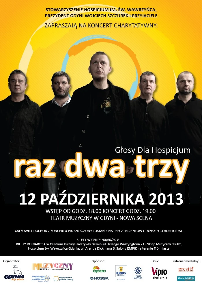 Raz, Dwa, Trzy dla gdyńskiego hospicjum