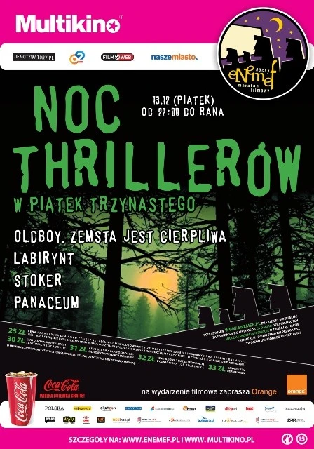 Wygraj bilety na ENEMEF: Noc Thrillerów