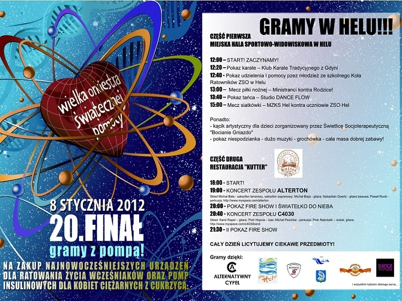 XX Finału WOŚP w Helu