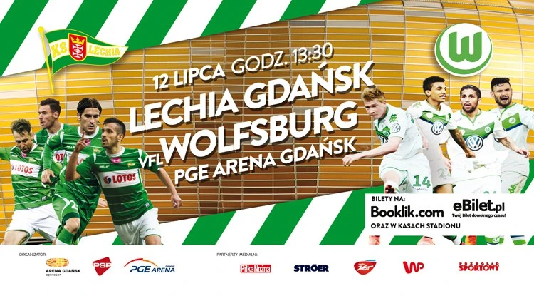 Wygraj bilety na mecz Lechia Gdańsk vs Wolfsburg na PGE Arenie!