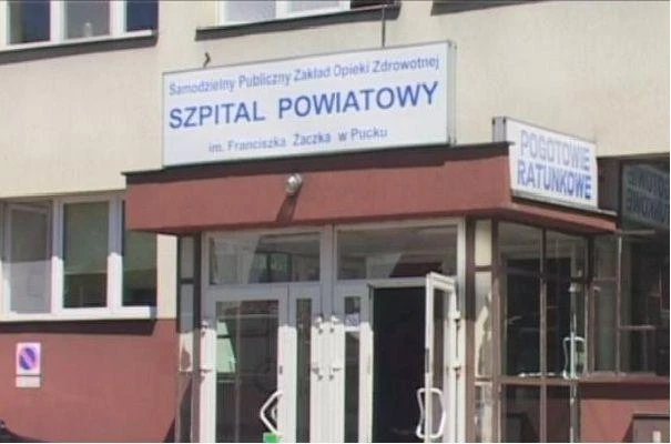 Szpital w Pucku zalany
