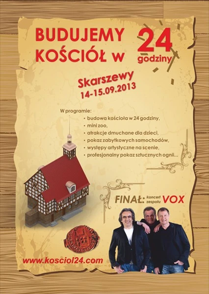 Zbudują kościół w ciągu 24h