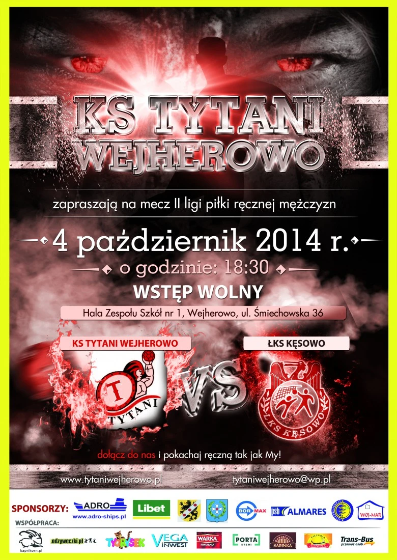Tytani grają u siebie z ŁKS Kęsowo