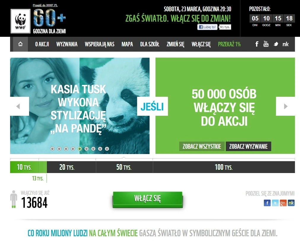www.godzinadlaziemi.pl