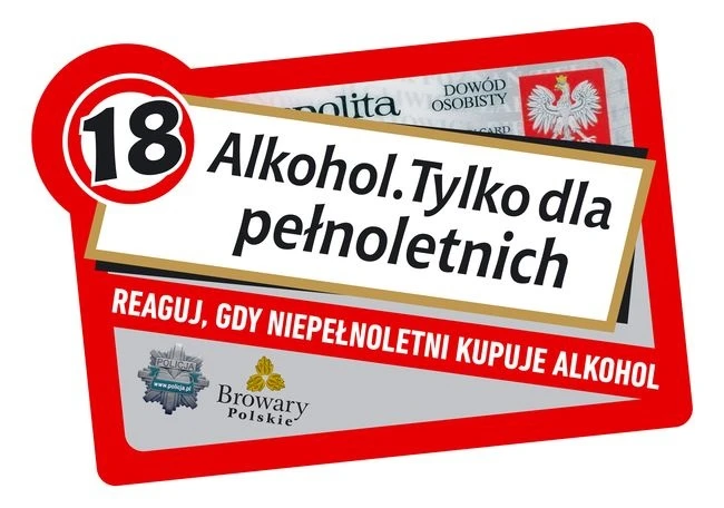 Alkohol tylko dla pełnoletnich 