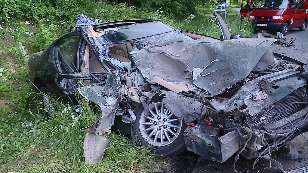Wypadek koło Sopieszyna. 3 osoby w szpitalu