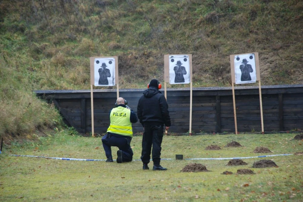Egzamin strzelecki wejherowskich policjantów