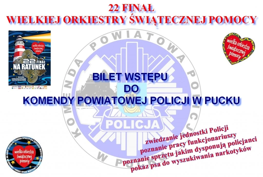 Puccy policjanci podczas WOŚP