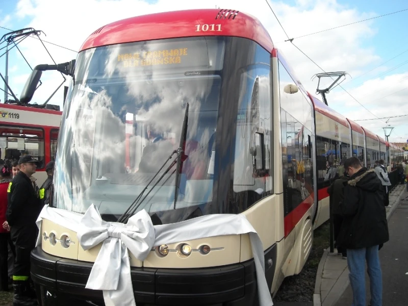 Tramwaj z bigbitowym patronem