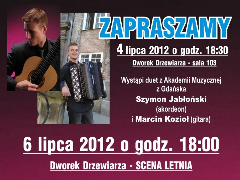 Muzyka Mistrzów dziś w Dworku Drzewiarza
