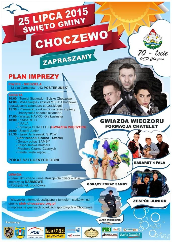 Gmina Choczewo świętuje! Będą kabarety, show i muzyka