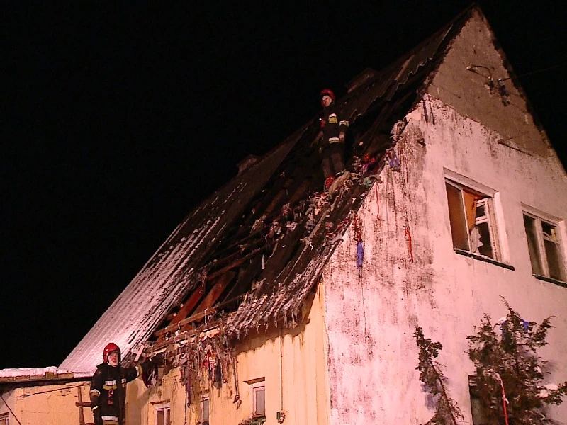 Pożar w Kniewie